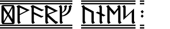 Dwarf Runes 2 font