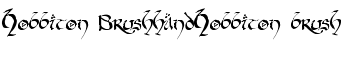 download Hobbiton BrushhandHobbiton brush font