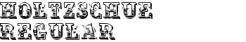 Holtzschue Regular font