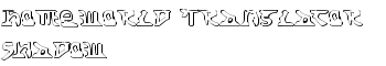 Homeworld Translator Shadow font