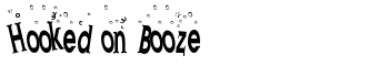 Hooked on Booze font