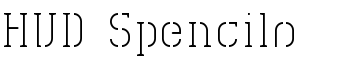 HVD Spencils font