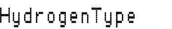 HydrogenType font