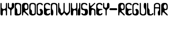 HydrogenWhiskey-Regular font