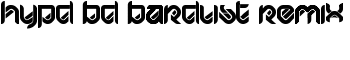 download HYPD BD Bardust Remix font