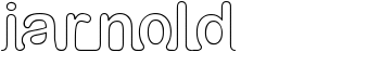 iarnold font