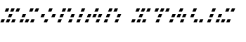 Iconian Italic font