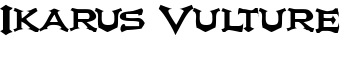 Ikarus Vulture font