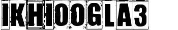 IKHIOOGLA3 font