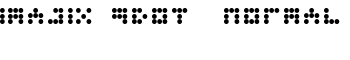 imajix 9dot  Normal font