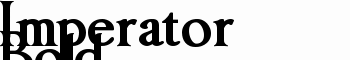 Imperator Bold font