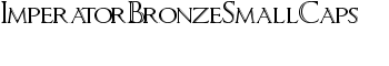 download ImperatorBronzeSmallCaps font