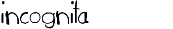 incognita font