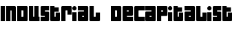 Industrial Decapitalist font