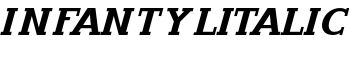 InfantylItalic font