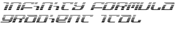 Infinity Formula Gradient Ital font