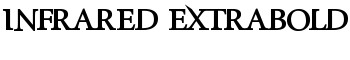InfraRed ExtraBold font