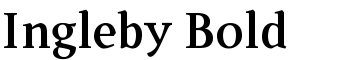 Ingleby Bold font