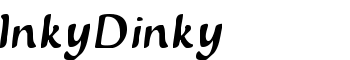 InkyDinky font