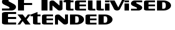 SF Intellivised Extended font