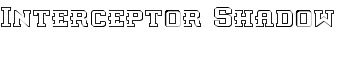 download Interceptor Shadow font