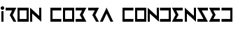 Iron Cobra Condensed font