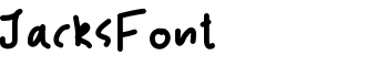 download JacksFont font