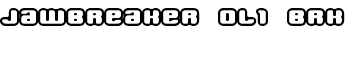 Jawbreaker OL1 BRK font