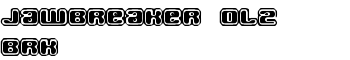 Jawbreaker OL2 BRK font