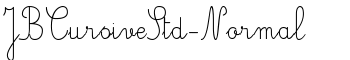 download JBCursiveStd-Normal font