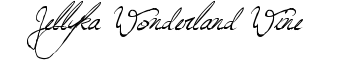 Jellyka Wonderland Wine font