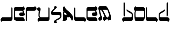 download Jerusalem Bold font