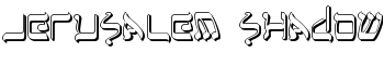 download Jerusalem Shadow font