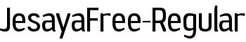 JesayaFree-Regular font