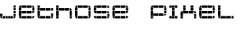 download jethose  PIXEL font