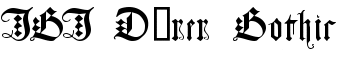 download JGJ Dürer Gothic font