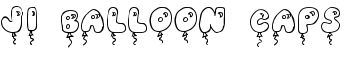 download JI Balloon Caps font