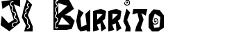 JI Burrito font