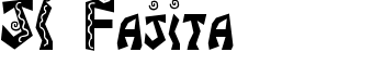 JI Fajita font