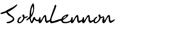 JohnLennon font