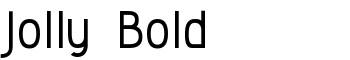 Jolly Bold font