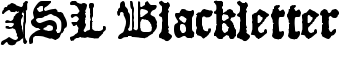 download JSL Blackletter font