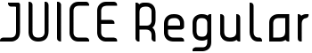 JUICE Regular font