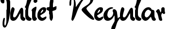 Juliet Regular font