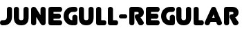 Junegull-Regular font