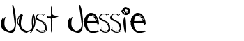 Just Jessie font