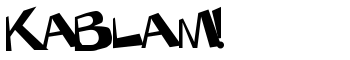 KaBlam! font