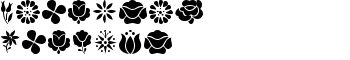 Kalocsai Flowers font