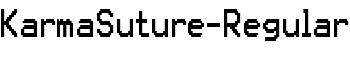 KarmaSuture-Regular font