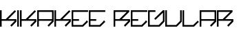 download kikakee Regular font